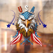 Patriotic Eagle USA FAFO Raamsticker (Vel 2)