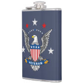 Patriotic Eagle Veteran Heupfles (Links)