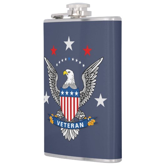 Patriotic Eagle Veteran Heupfles (Links)
