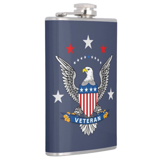 Patriotic Eagle Veteran Heupfles (Rechts)