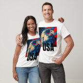 Patriotic Eagle Zonnebril T-shirt (Unisex)
