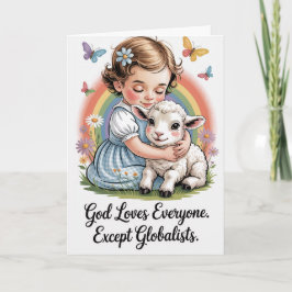 Patriotic Easter America First Christian Humor  Kaart