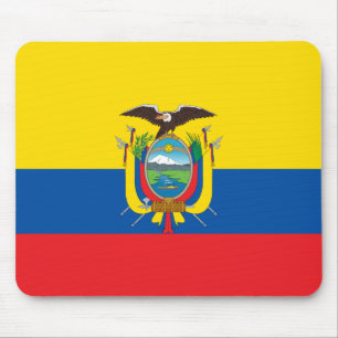 Patriotic Ecuador Flag Muismat
