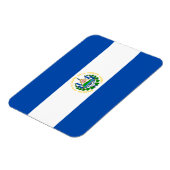 Patriotic El Salvador Flag Magneet (Linkerzijde)