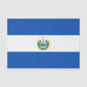 Patriotic El Salvador Flag Tissuepapier (Voorkant)