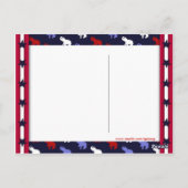 Patriotic Elephants Briefkaart (Achterkant)