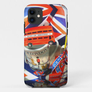 Patriotic England London collage art accessoires Case-Mate iPhone Case