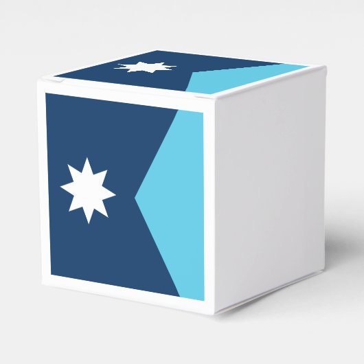 Patriotic favor box with Flag of Minnesota, USA Bedankdoosjes (Voorkant Zijde)