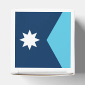 Patriotic favor box with Flag of Minnesota, USA Bedankdoosjes (Bovenkant)