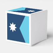 Patriotic favor box with Flag of Minnesota, USA Bedankdoosjes (Achterkant)