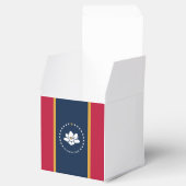 Patriotic favor box with Flag of Mississippi, USA Bedankdoosjes (Geopend)