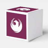 Patriotic favor box with Flag of Phoenix City Bedankdoosjes (Achterkant)