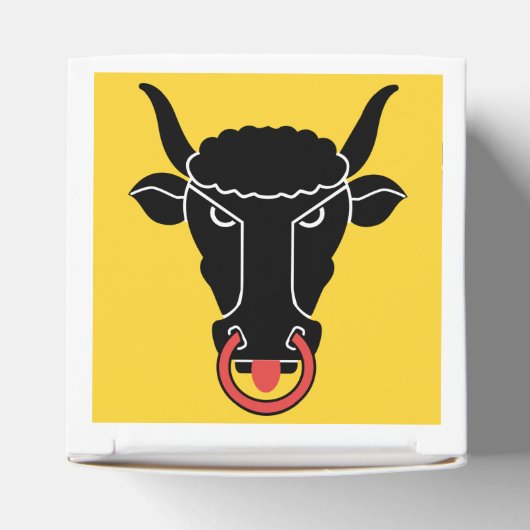 Patriotic favor box with Flag of Uri, Switzerland Bedankdoosjes (Bovenkant)