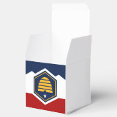 Patriotic favor box with Flag of Utah, USA Bedankdoosjes (Geopend)