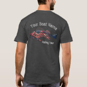 Patriotic Fish Skeleton Aangepast Shirt (Achterkant)