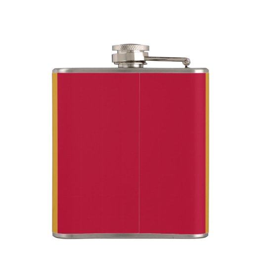 Patriotic flask with Flag of Mississippi State, US Heupfles (Achterkant)