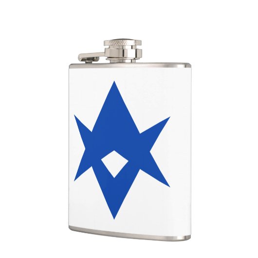 Patriotic flask with Flag of Toyota City, Japan Heupfles (Links)
