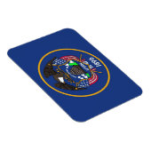 Patriotic flexible magnet with Utah State flag Magneet (Rechterzijde)