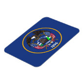 Patriotic flexible magnet with Utah State flag Magneet (Linkerzijde)