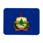 Patriotic Flexible Magnet with Vermont State flag Magneet (Horizontaal)