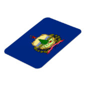 Patriotic Flexible Magnet with Vermont State flag Magneet (Linkerzijde)
