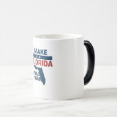  Patriotic Florida Design – “Make Florida Great '' Magische Mok (Voorkant rechts)