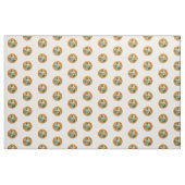 Patriotic Florida State Seal Polka Dots Pattern Stof (Fat Quarter)