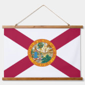 Patriotic Florida Tapestry, Florida Flag Hangend Wandkleed (Voorkant)