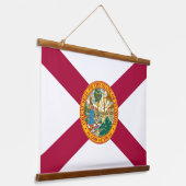 Patriotic Florida Tapestry, Florida Flag Hangend Wandkleed (Gebogen)