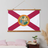 Patriotic Florida Tapestry, Florida Flag Hangend Wandkleed (Slaapkamer)