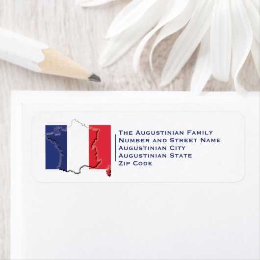 Patriotic | FRANKRIJK FLAG Etiket (Insitu)