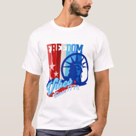 Patriotic Freedom Vibes USA T-Shirt