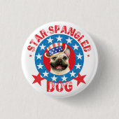 Patriotic Frenchie Button (Voorkant)