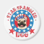 Patriotic Frenchie Magnet (Voorkant)