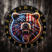 Patriotic Fury Gold Beer Dartbord