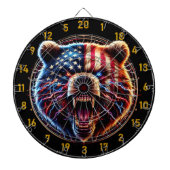 Patriotic Fury Gold Beer Dartbord (Voorkant)