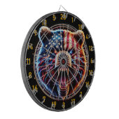 Patriotic Fury Gold Beer Dartbord (Voorkant Links)