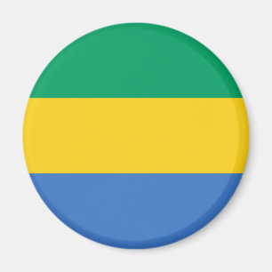 Patriotic Gabon Flag Magneet