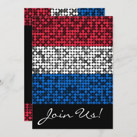 Patriotic Glam Kaart (Voorkant / Achterkant)