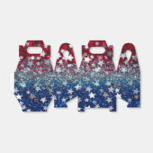 Patriotic Glitter Bedankdoosjes (Uitgevouwen)