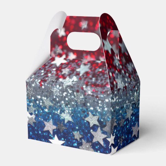 Patriotic Glitter Bedankdoosjes (Voorkant Zijde)
