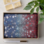 Patriotic Glitter Tissuepapier (Geschenk)