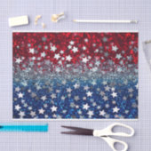 Patriotic Glitter Tissuepapier (Craft)