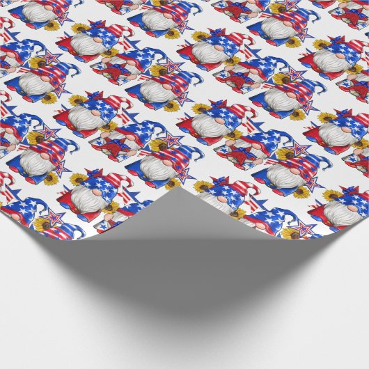 Patriotic Gnomes Cadeaupapier (Hoek)