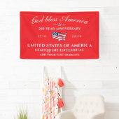 Patriotic God Bless America 250 Semiquincentennial Spandoek (Insitu)