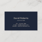 Patriotic Gold Stars Verenigde Staten Bald Eagle Visitekaartje (Achterkant)