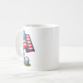 Patriotic Golf 4 juli Onafhankelijkheidsdag van de Koffiemok (Voorkant links)