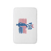 Patriotic Golf USA Badmat (Voorkant Verticaal)
