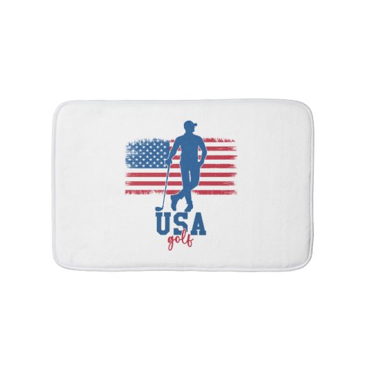 Patriotic Golf USA Badmat (Voorkant)