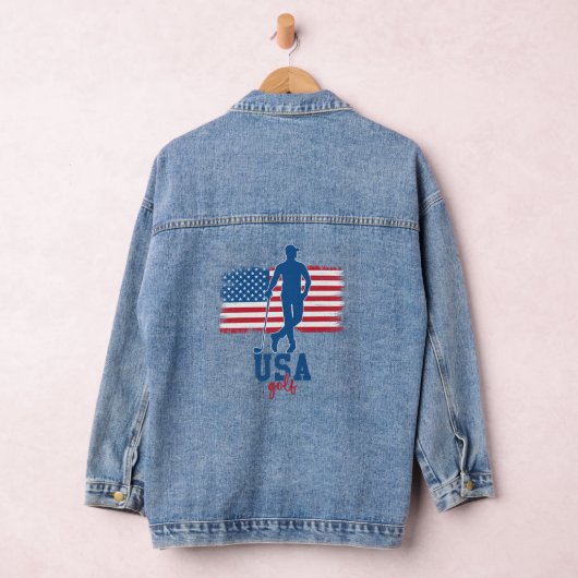 Patriotic Golf USA Denim Jacket (Hangar)